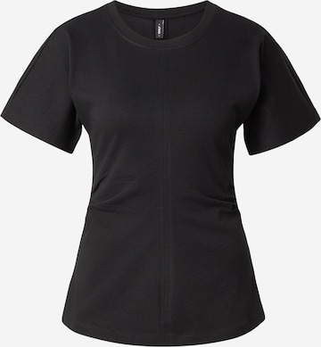 T-shirt ONLY en noir : devant