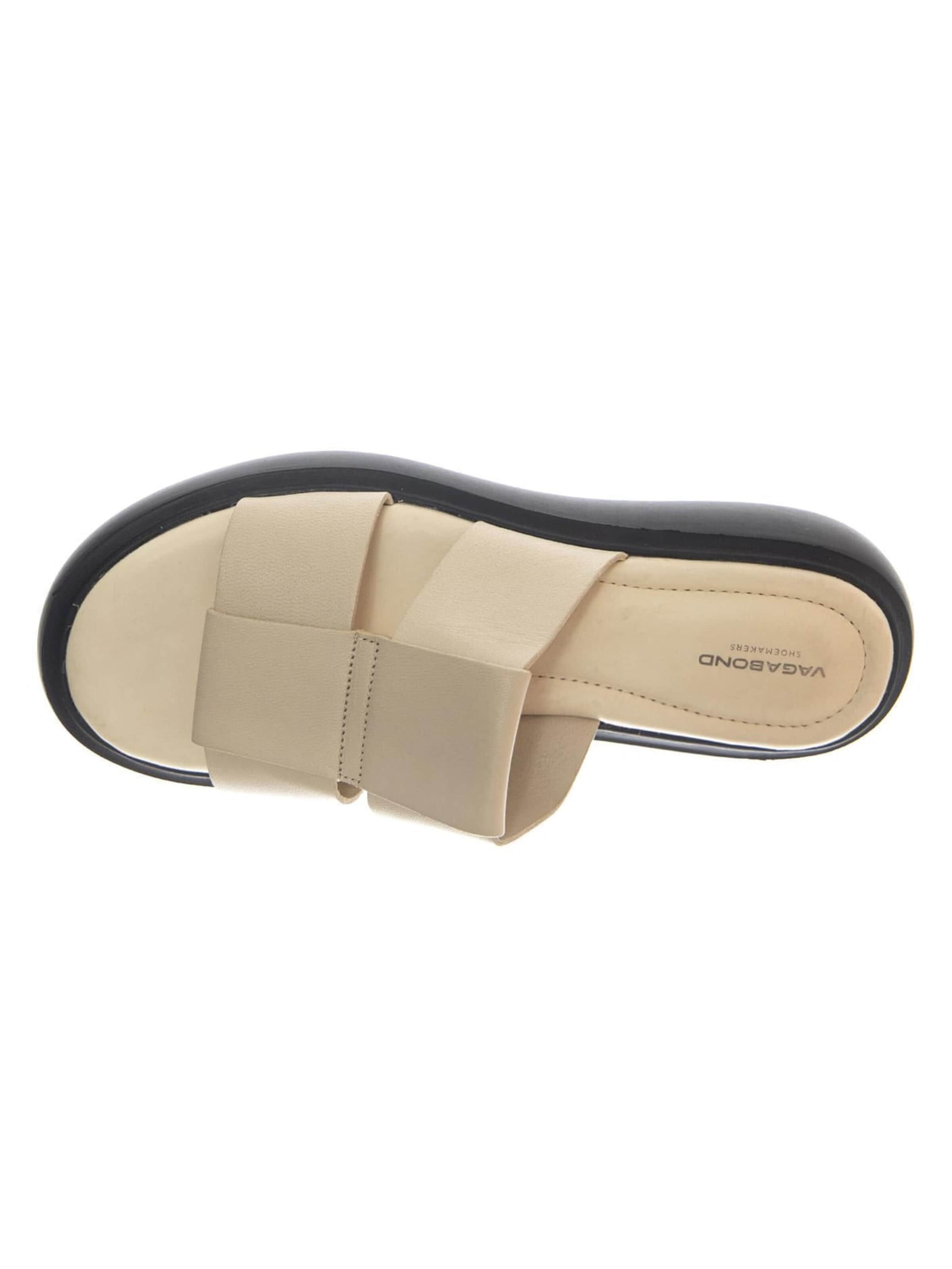 Vagabond Klapki 'BLENDA OFF WHITE GOAT LEATHER' w kolorze beżowy