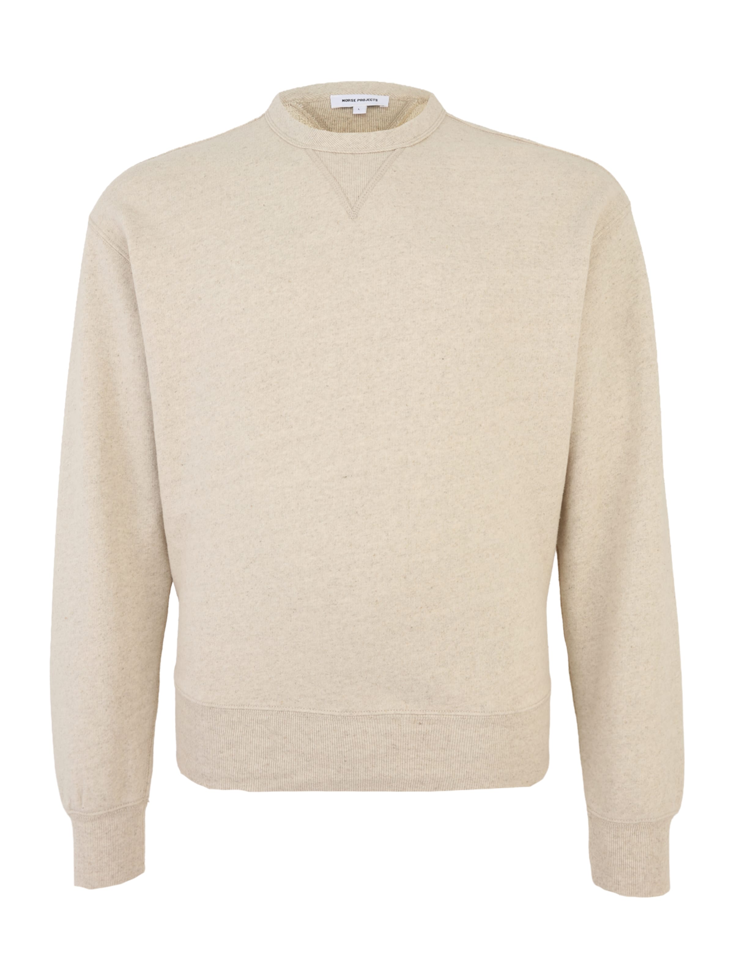 NORSE PROJECTS Sweatshirt 'Kulhuse' i hvid: forside