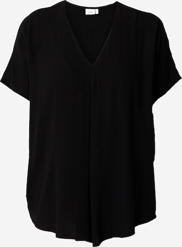 NÜMPH - Blusa 'NURIKKA' en negro: frente