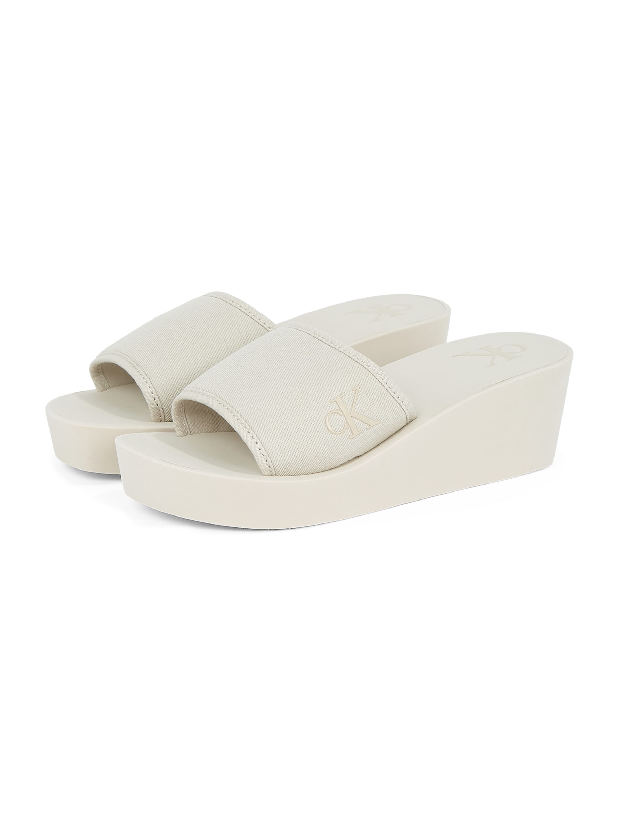 Mule Calvin Klein en blanc
