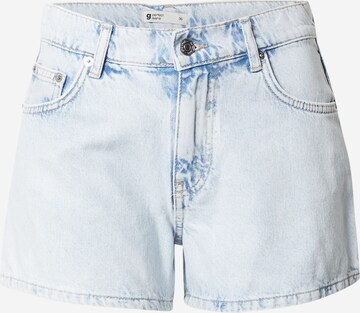 Gina Tricot Regular Jeans in Blauw: voorkant