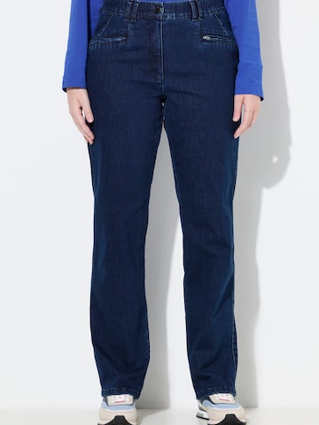 Ulla Popken Обычный Джинсы 'Mony' в Синий: спереди