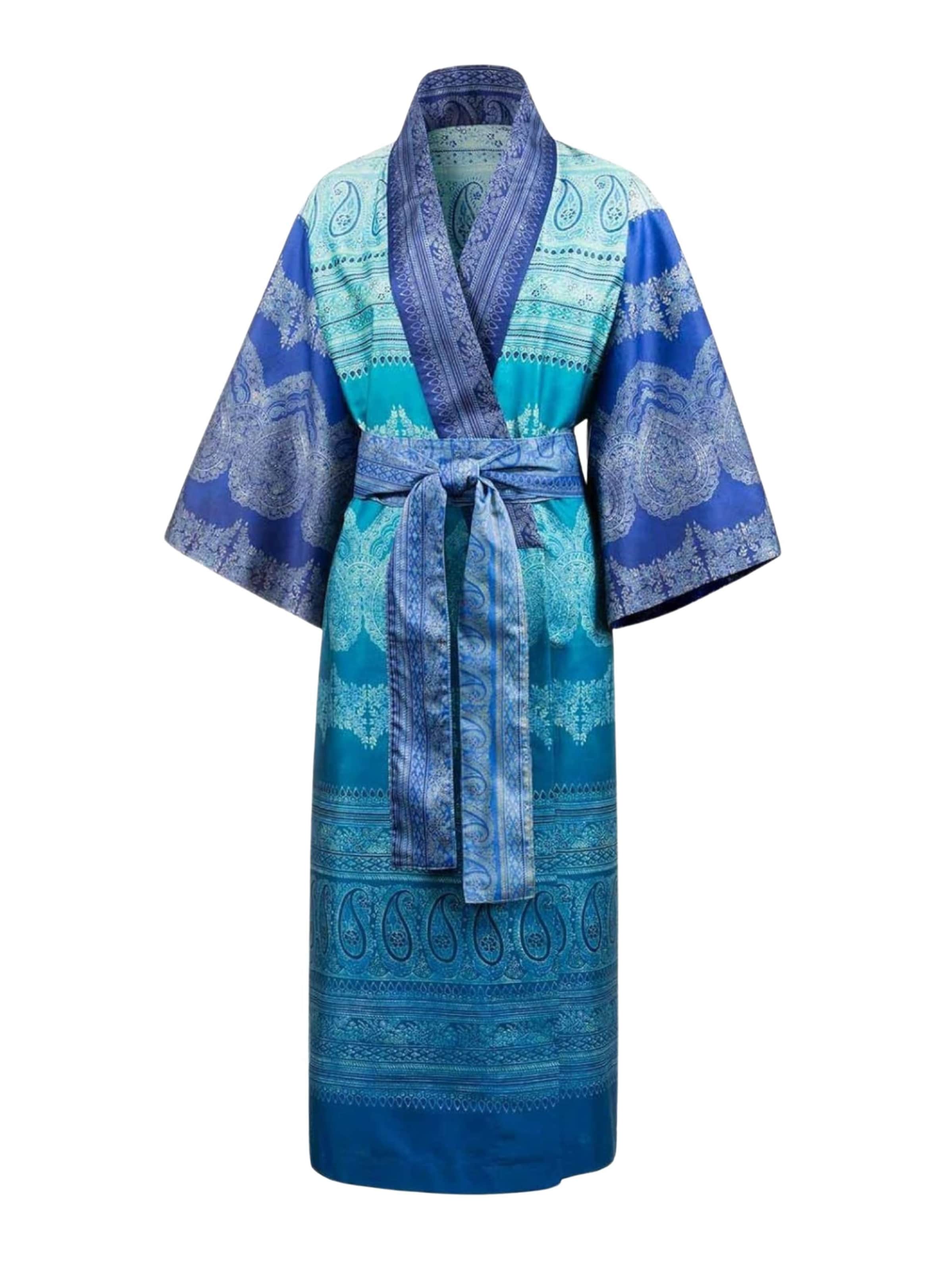 BASSETTI Kimono 'BRUNELLESCHI' in Blue: front