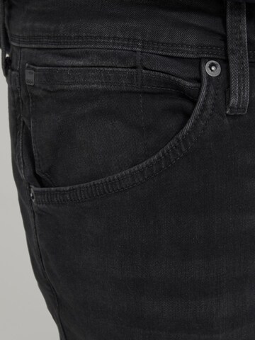 Coupe slim Jean 'Glenn' Jack & Jones Plus en noir