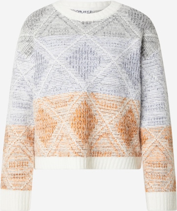 balta OBJECT Megztinis 'OBJKISTA': priekis