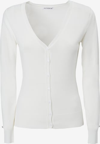 Cardigan Influencer en blanc : devant