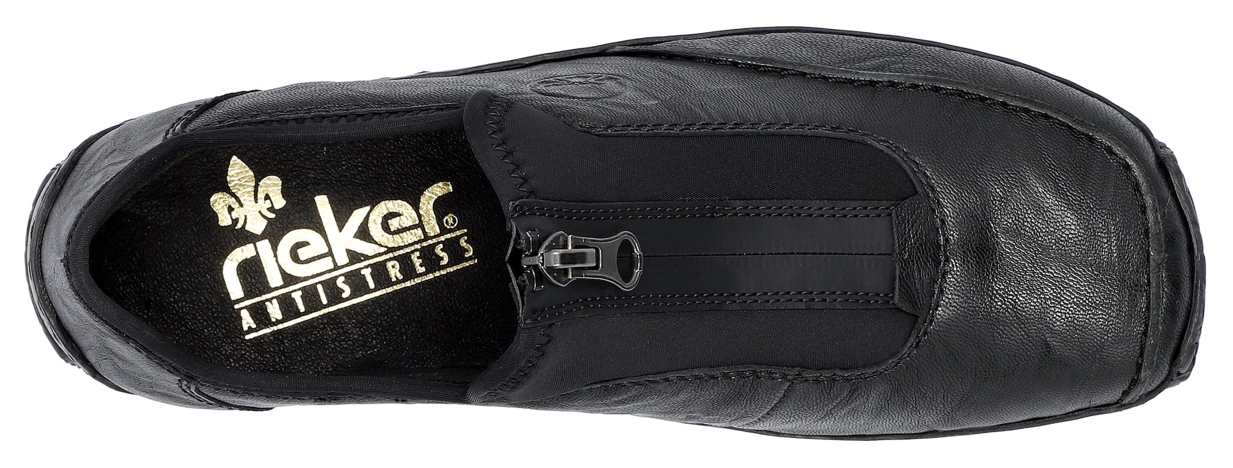 Rieker Slip On in Schwarz
