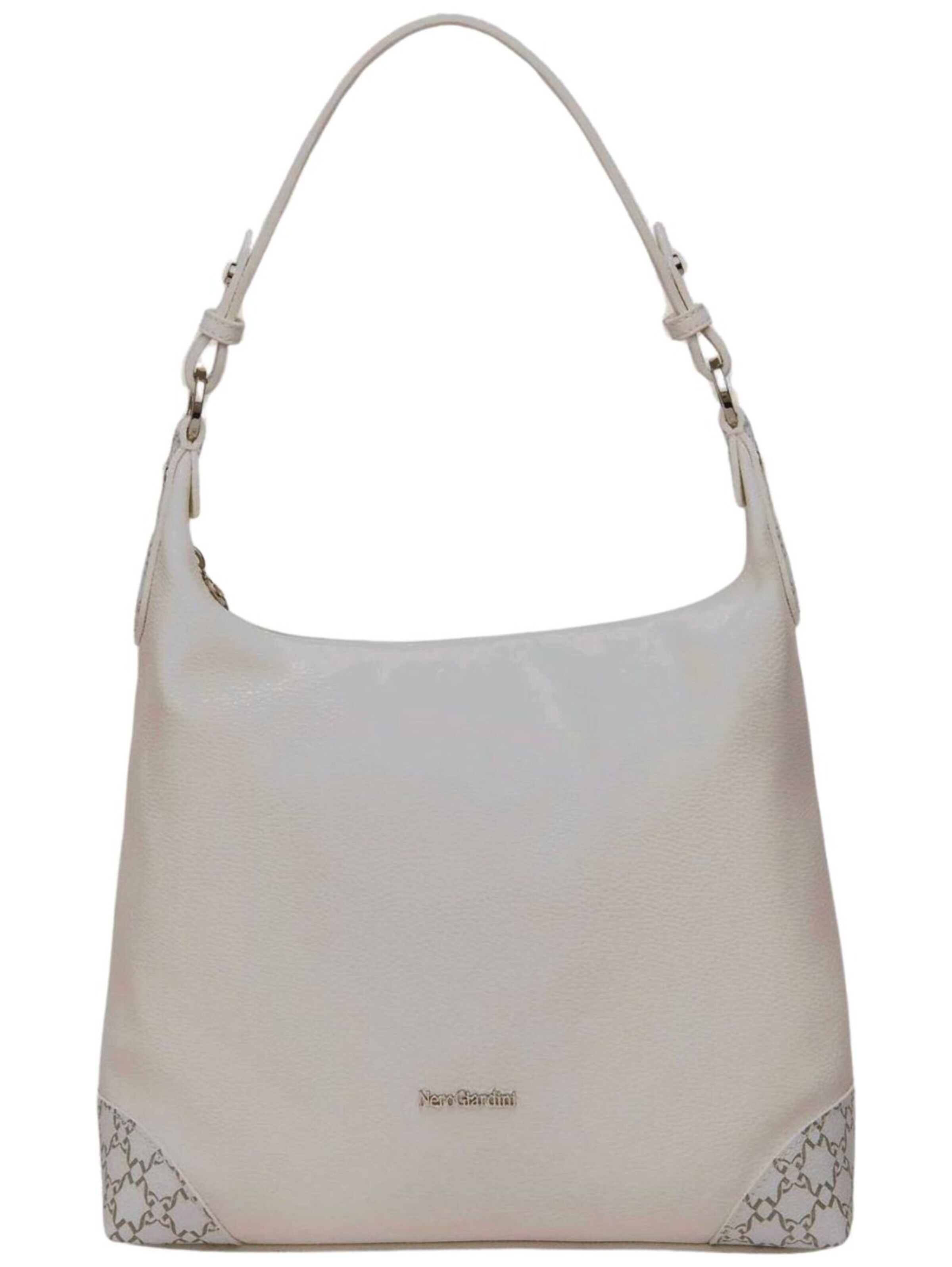 Nero Giardini Schultertasche in Weiß: Vorderseite