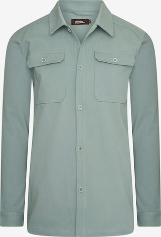 4funkyflavours Regular fit Button Up Shirt 'It's Like That' in Green: front