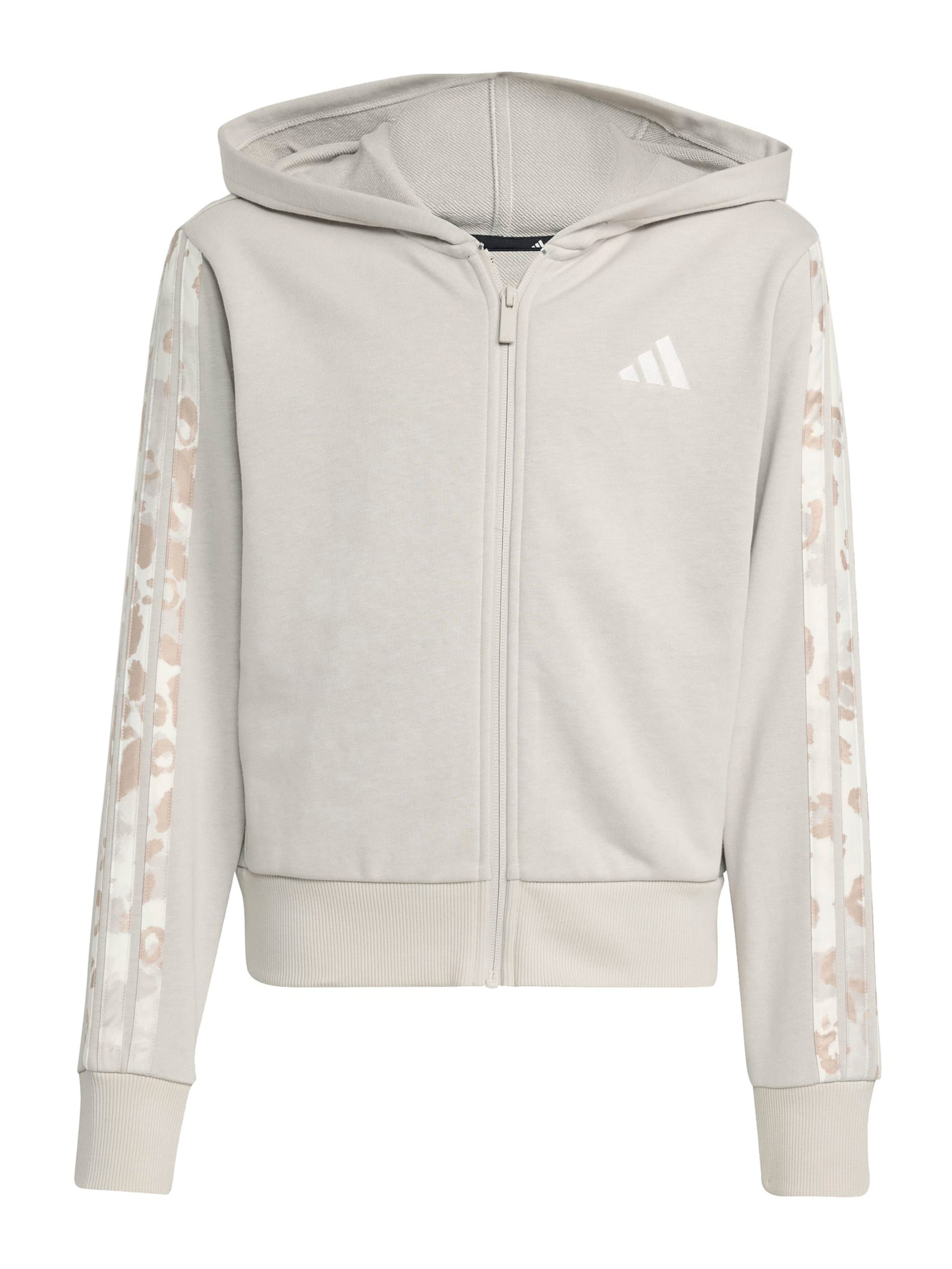 ADIDAS SPORTSWEAR Športová mikina so zipsom - Sivá: predná strana