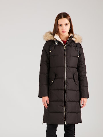 Lauren Ralph Lauren Wintermantel in Zwart: voorkant