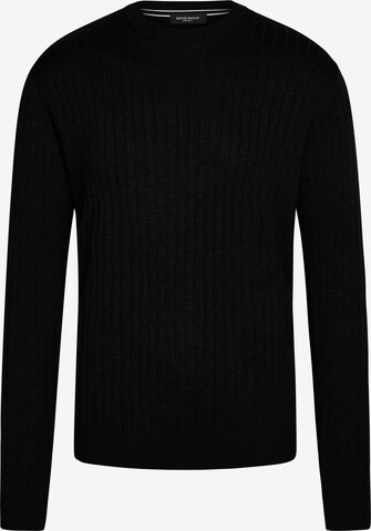 BRUUNS BAZAAR Sweater 'Leo Rivee' in Black: front