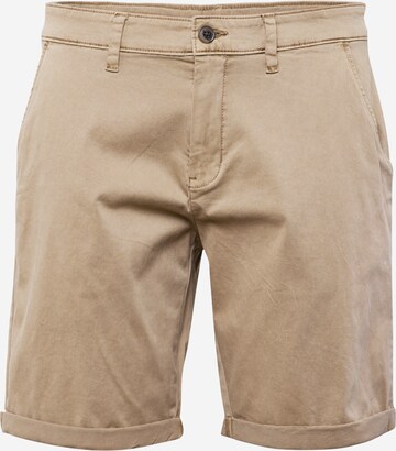 Pantaloni chino di QS in marrone: frontale