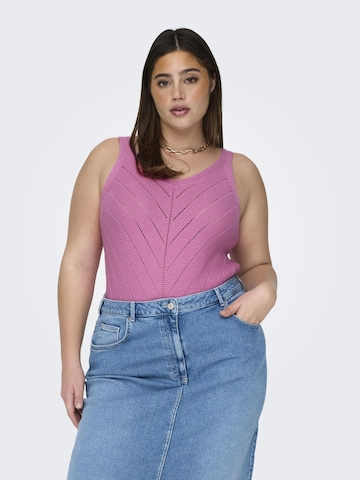 ONLY Carmakoma Sticktop 'ROSELIA' in Pink: Vorderseite