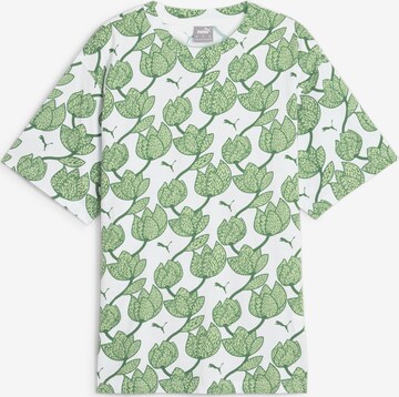 PUMA Shirt 'ESS+ BLOSSOM' in Groen: voorkant