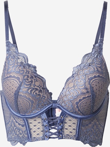 Soutien-gorge Hunkemöller en bleu : devant