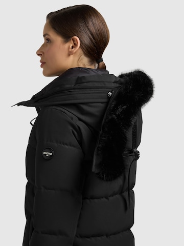 Manteau d’hiver 'Porde2' khujo en noir