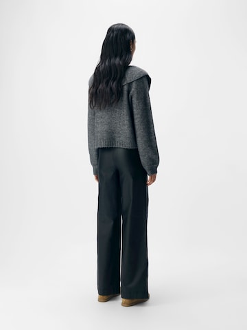 Cardigan 'OBJDENISI' OBJECT en gris