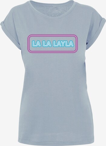 Merchcode Shirt 'La La Layla' in Green: front