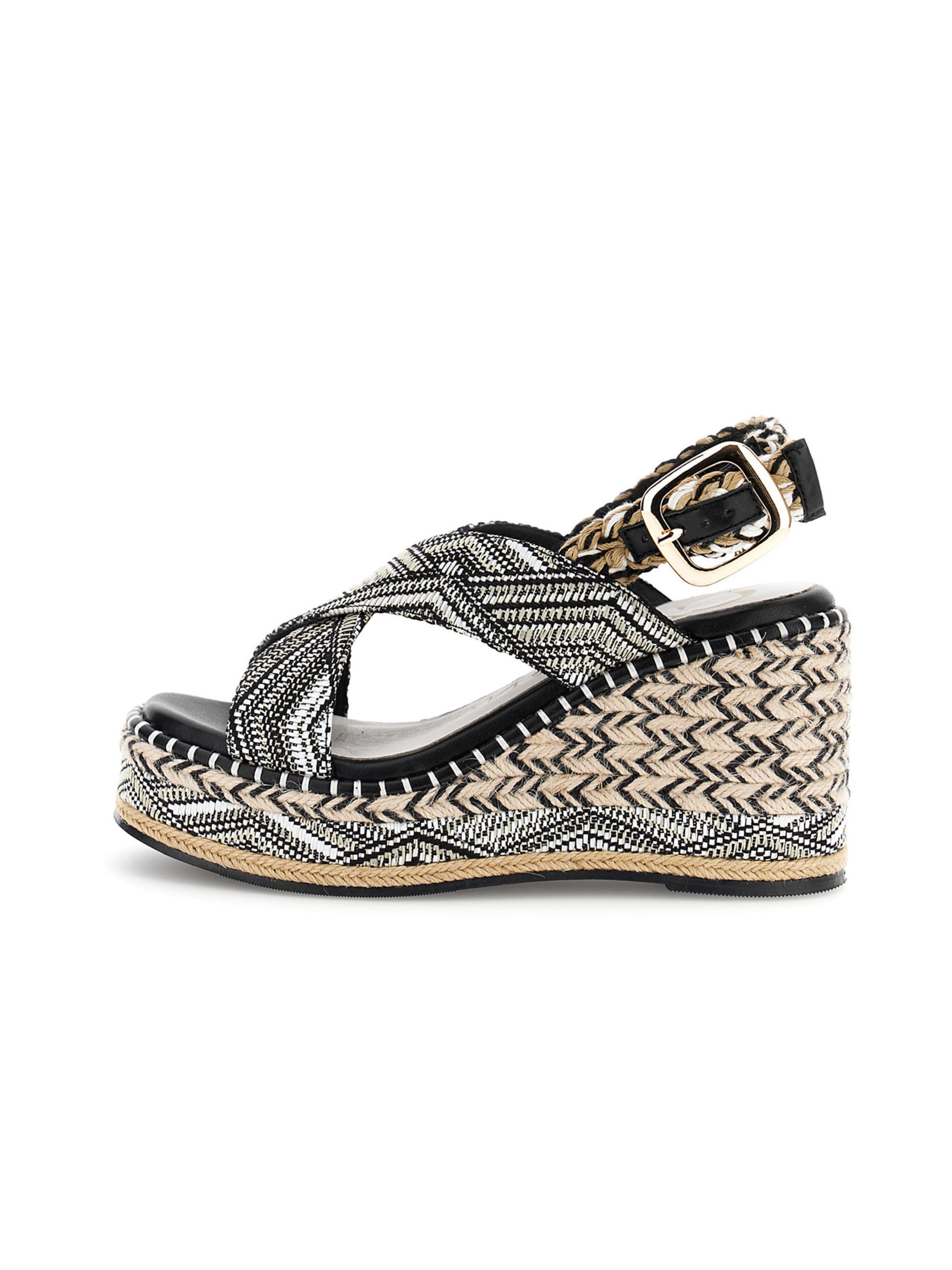 CAFè NOIR Sandaal in Zwart: voorkant