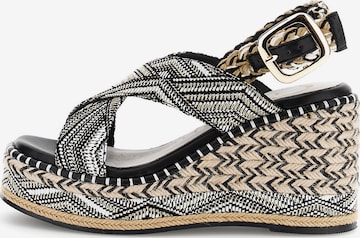 Sandales CAFè NOIR en noir : devant