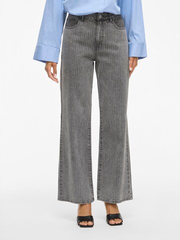 Wide leg Jeans 'VIFreya' di VILA in grigio: frontale