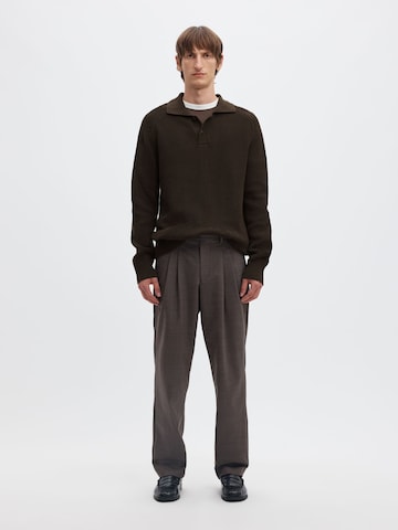 SELECTED Regular fit Trui in Bruin