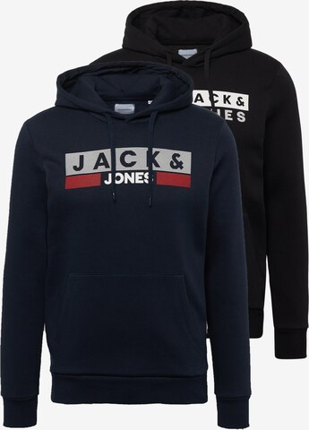 Felpa di JACK & JONES in nero: frontale