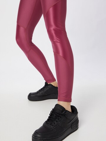 UNDER ARMOUR Skinny Sportbroek in Roze