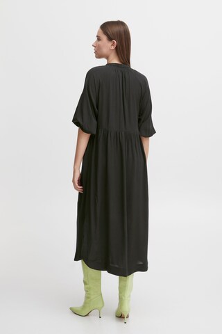 b.young - Vestido camisero en negro