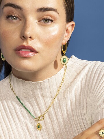 Luxenter Necklace 'Mossir' in Green