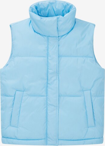 Gilet TOM TAILOR en bleu : devant