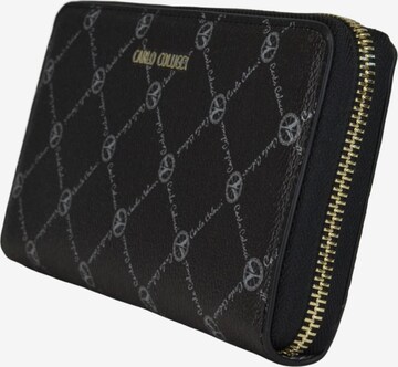 Carlo Colucci Wallet ' Chierici ' in Black: front