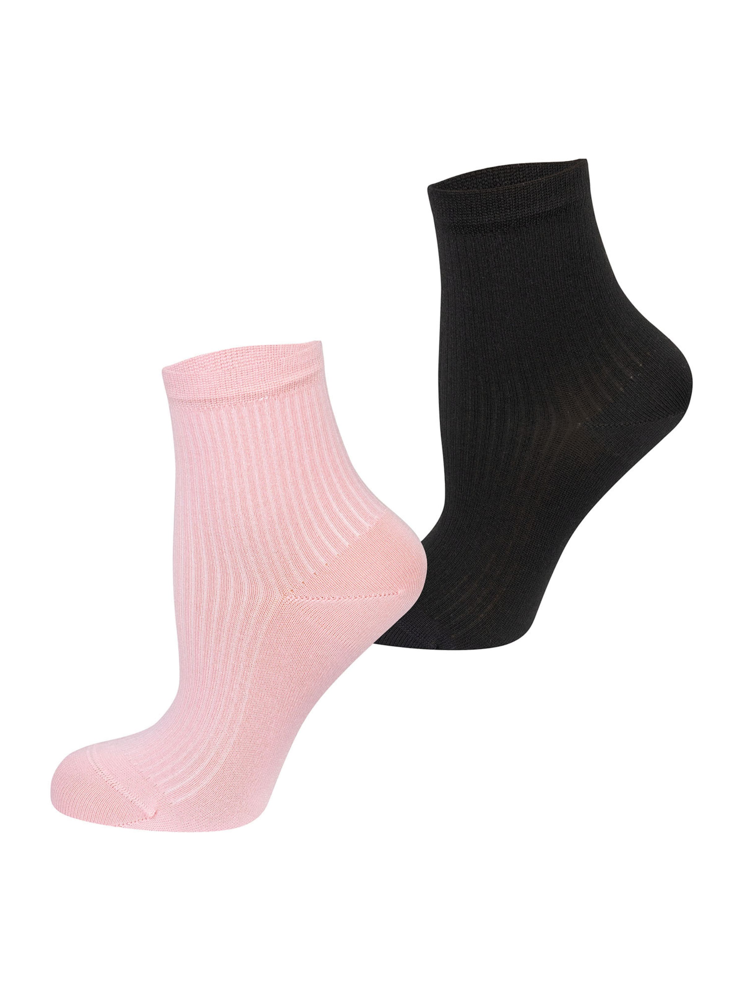Nur Die Basicsocken ' Premium Soft Modal ' in Pink: Vorderseite