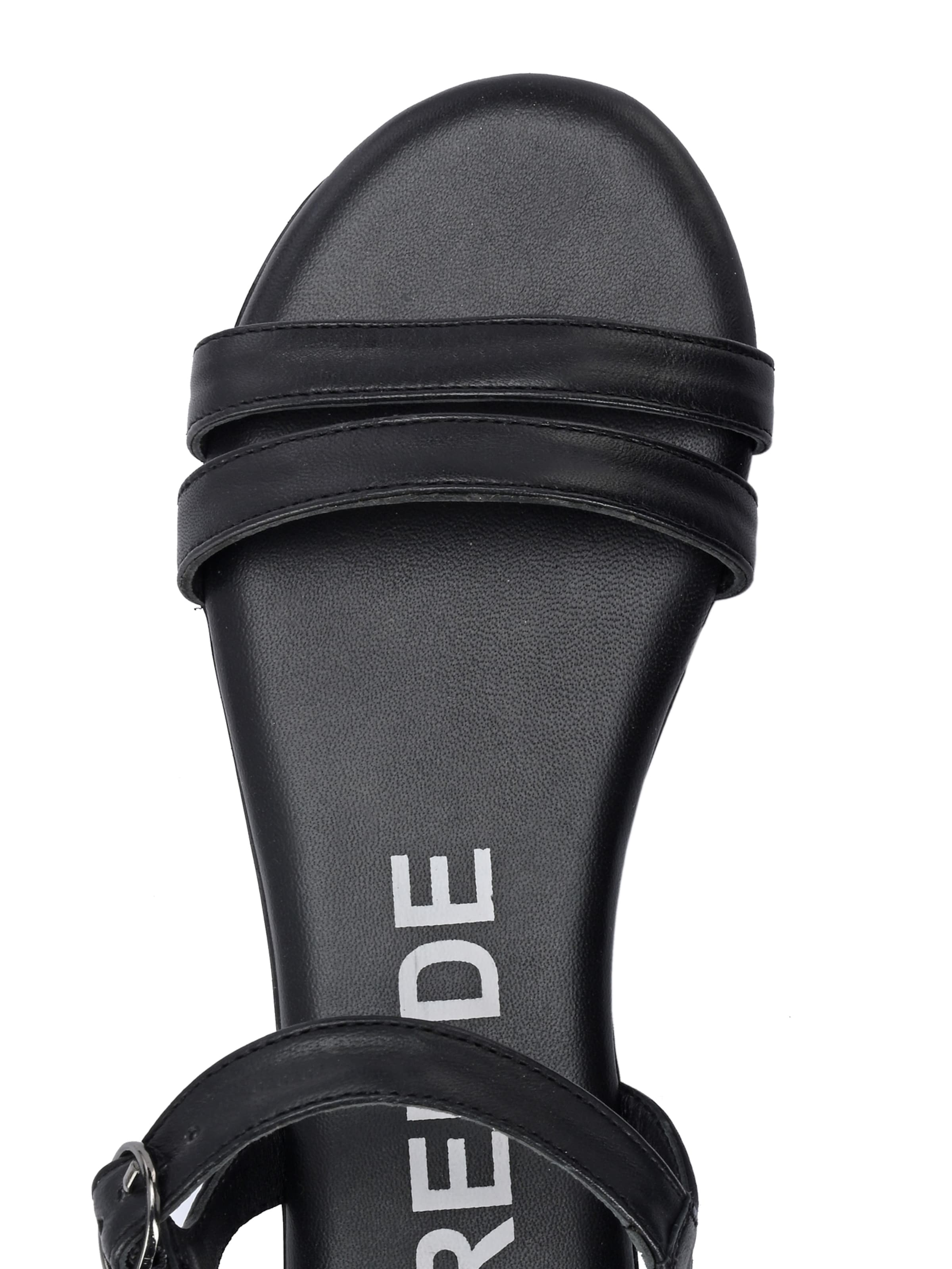 FREUDE Strap sandal 'Asti' in Black