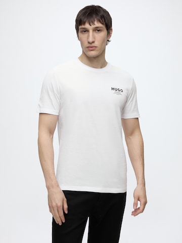 HUGO T-Shirt 'Nesptee' in Weiß: Vorderseite