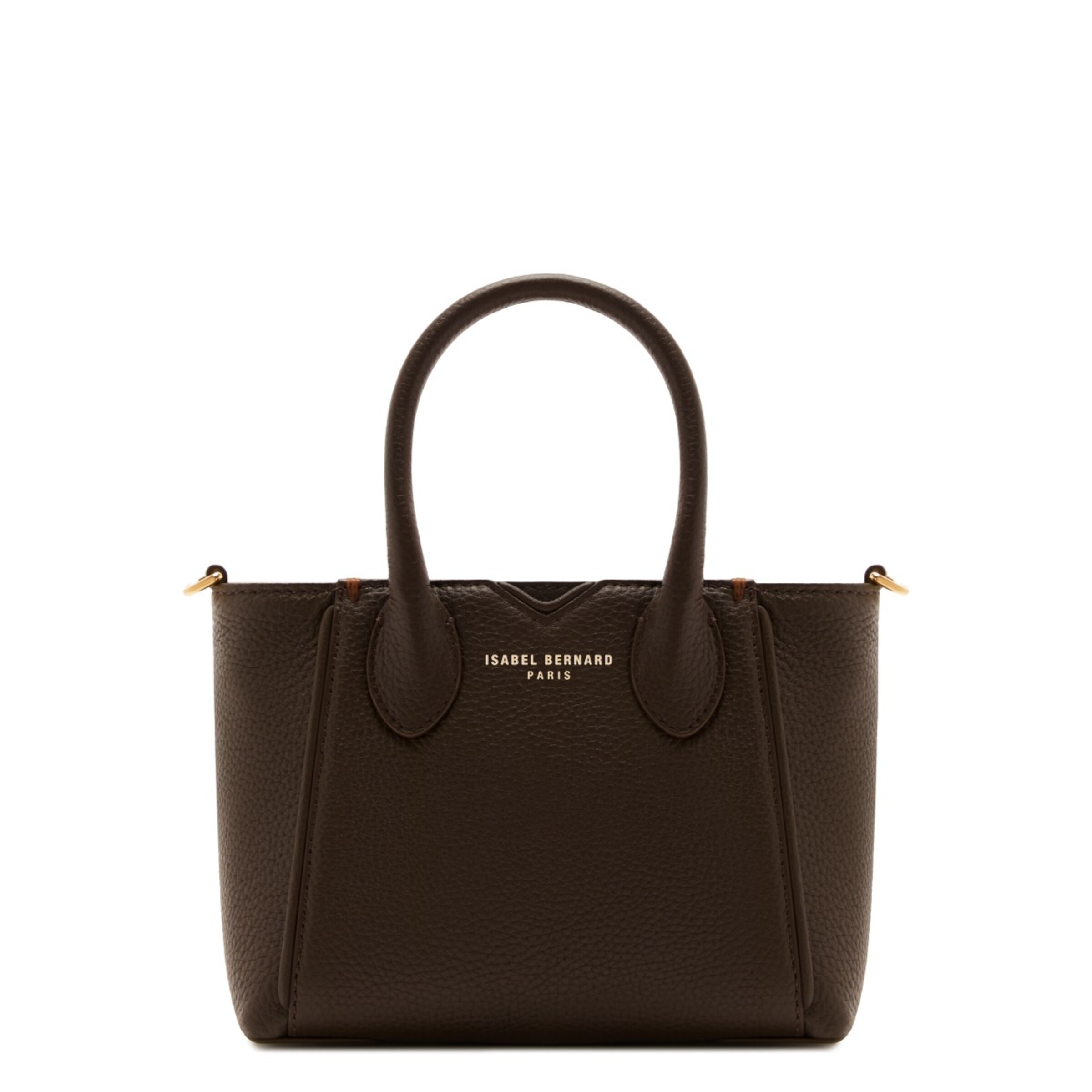 Isabel Bernard Handtas in Bruin: voorkant