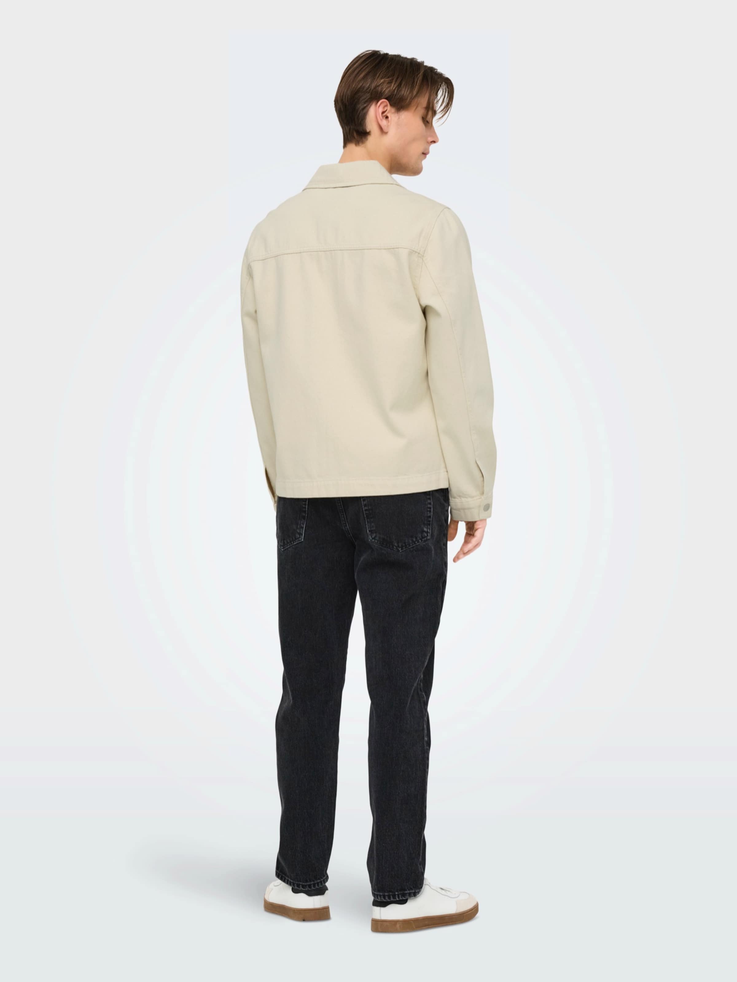 Only & Sons Between-Season Jacket 'ONSCasse' in Cream | ABOUT YOU