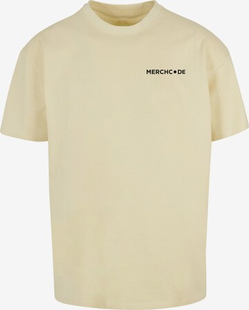 Merchcode T-Shirt 'Break The Rules' in Gelb: predná strana