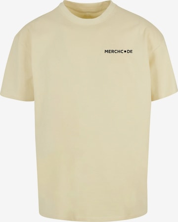 T-Shirt 'Break The Rules' Merchcode en jaune : devant
