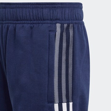 ADIDAS PERFORMANCE Regular Workout Pants 'Tiro 21 Sweat' in Blue