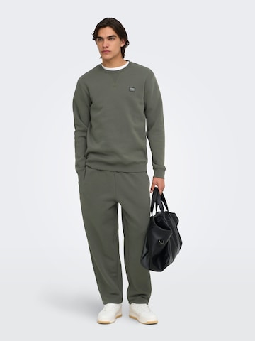 Only & Sons Sweatshirt 'ONSDawson' in Groen