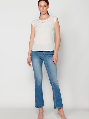 KOROSHI Blouse in White