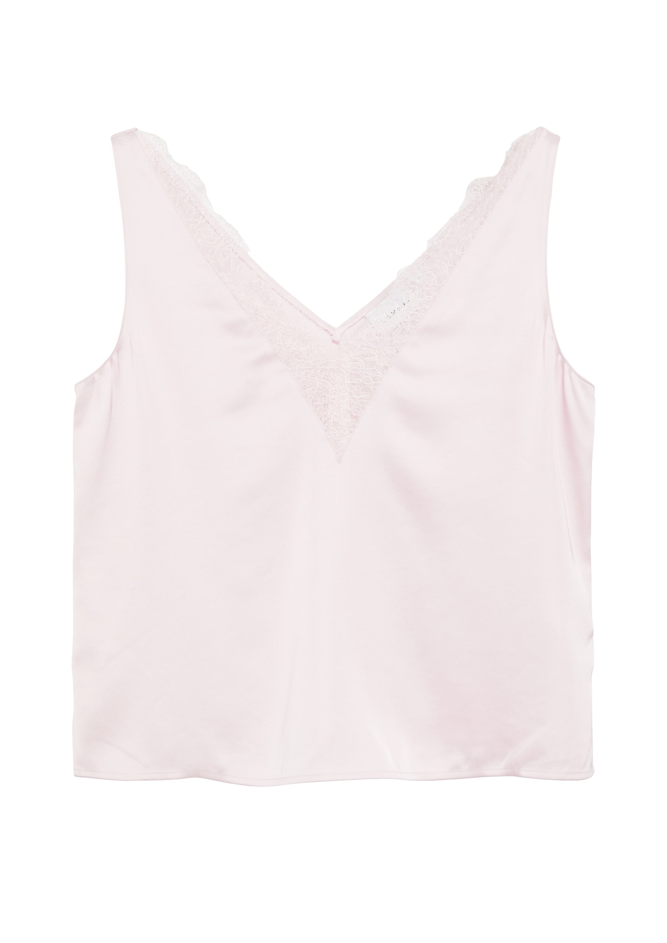 COMMA Top in Roze: voorkant