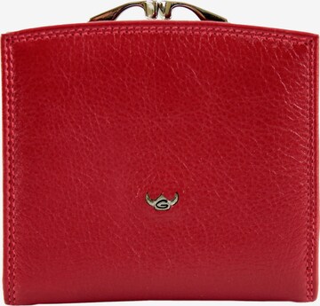 GOLDEN HEAD Wallet 'Polo' in Red: front