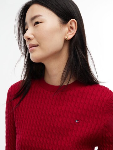 TOMMY HILFIGER Pullover in Rot