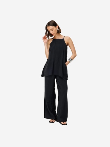 MixRay Jumpsuit 'Overalls' in Schwarz: Vorderseite