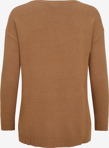 VILA Sweater 'Ril' in Brown