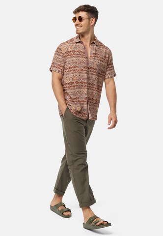 Coupe regular Chemise INDICODE JEANS en marron